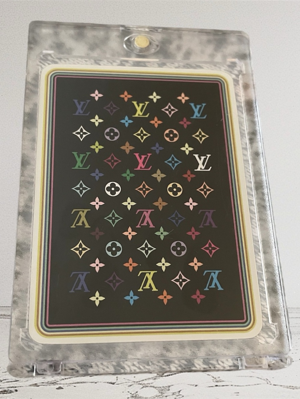 Louis Vuitton Luxury Playing Card in protective hard case